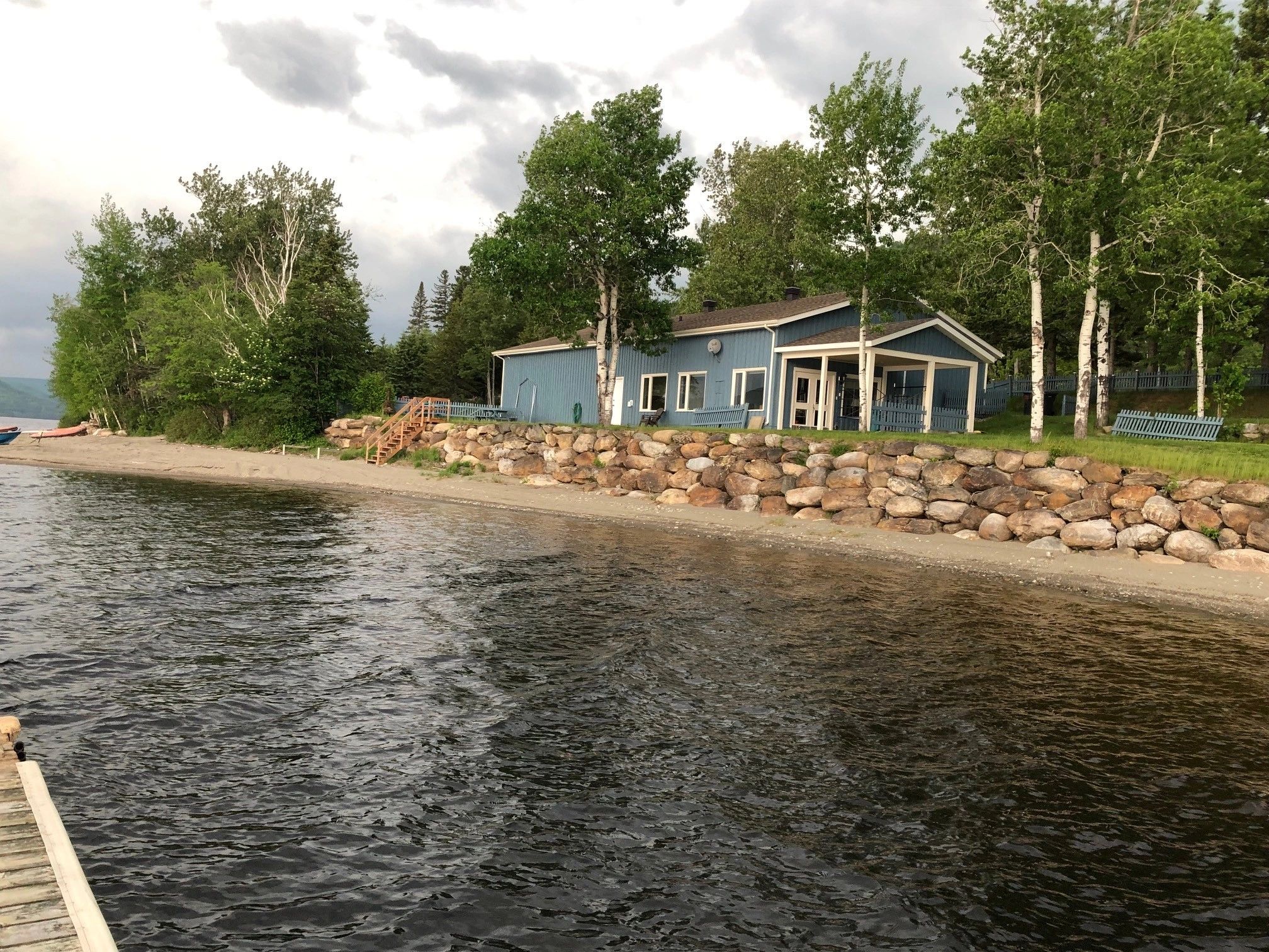 Domaine Bleu sur le lac Pohénégamook - Maison De Vacances, Sejour